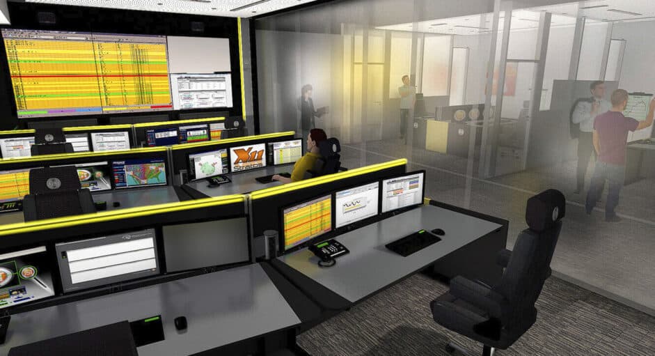 JST-Raiffeisen Rechenzentrum: 3D-Planung bietet dem Kunden schon vorab einen Einblick in den neuen Kontrollraum