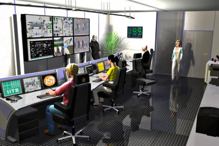 JST - Daimler Bremen: New production control centre. Photorealistic 3d planning