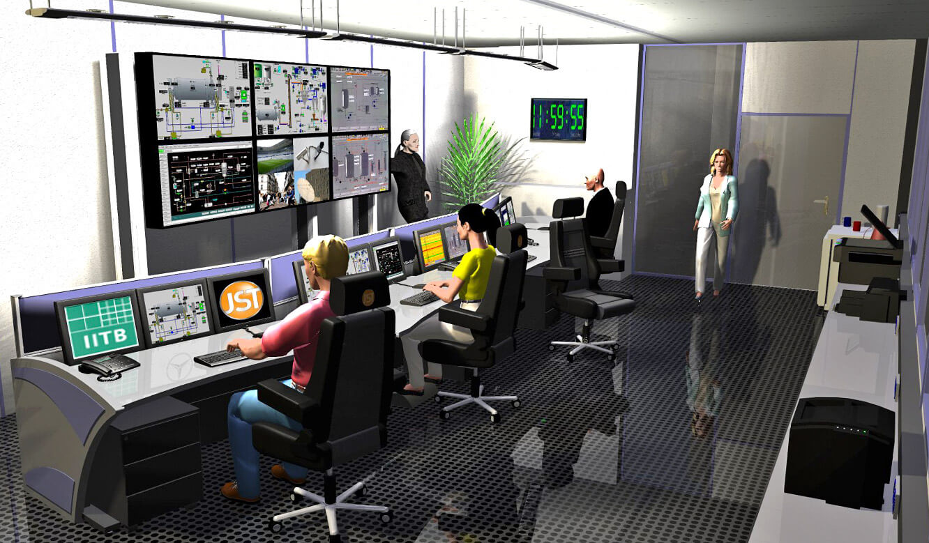 JST - Daimler Bremen: New production control centre. Photorealistic 3d planning