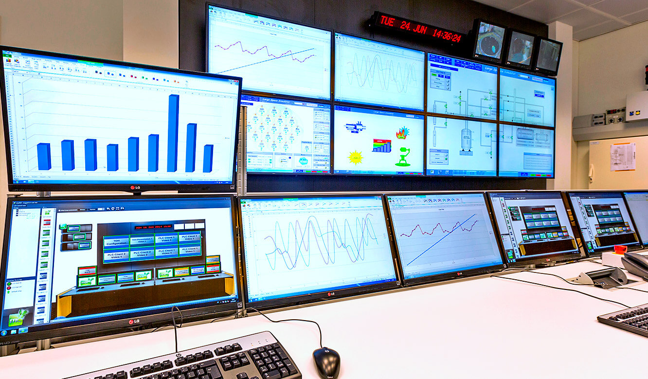 JST - European Space Agency (ESA): Control room. myGUI user interface for MultiConsoling