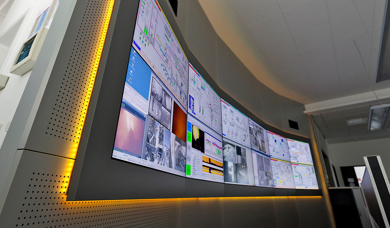 JST-Spenner Zement: Control centre. AmbientLight in orange
