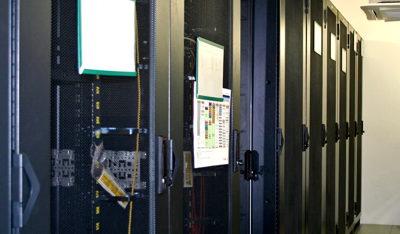 JST - Department of Transportation, Frankfurt am Main: The technical room for the remote installation of the workplace computers