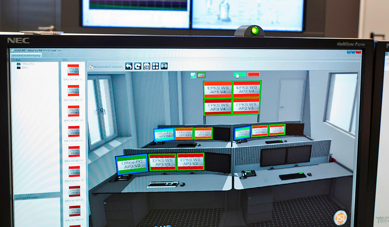 JST-SGL Carbon Group: control centre. myGUI interface as user interface for MultiConsoling