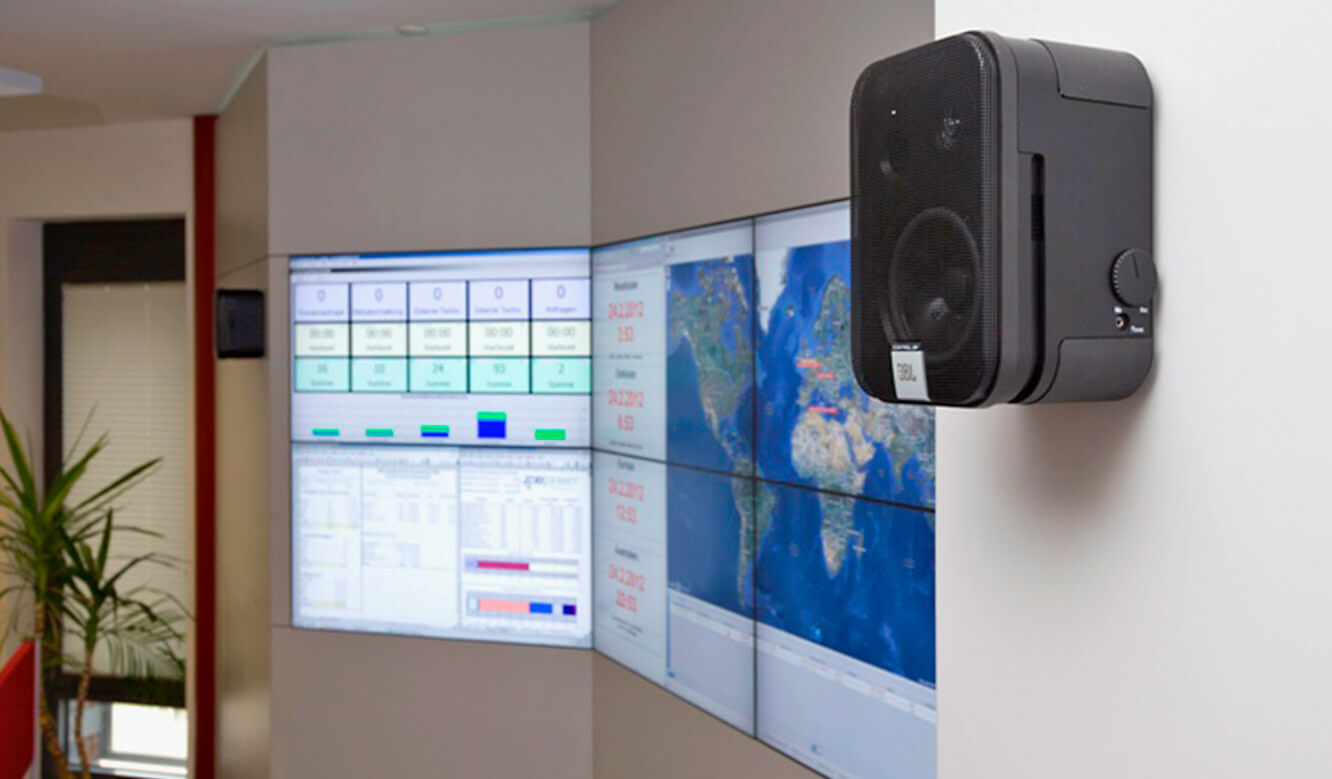 JST-Senvion: Control centre. Active speakers