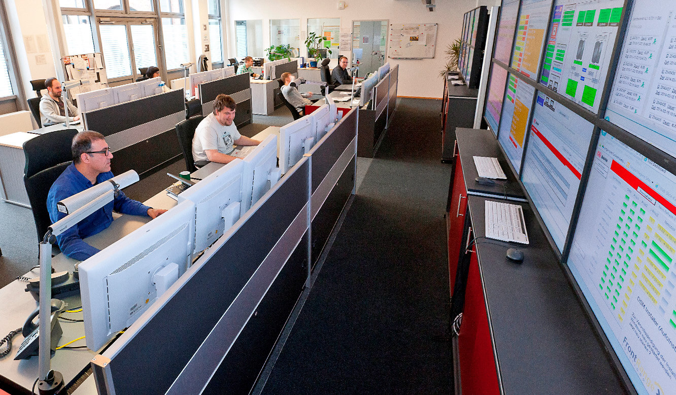 JST DB Systel control room