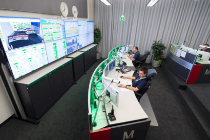 JST Airport Munich: View into the new technical control centre