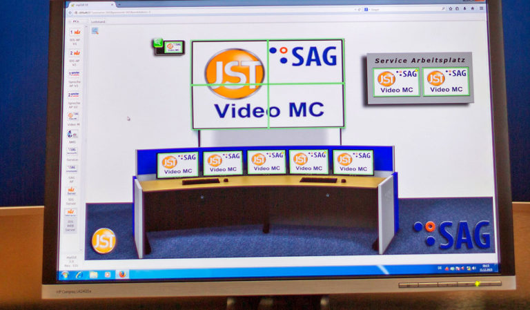 JST-SAG-Berlin: Interface of the software for MultiConsoling