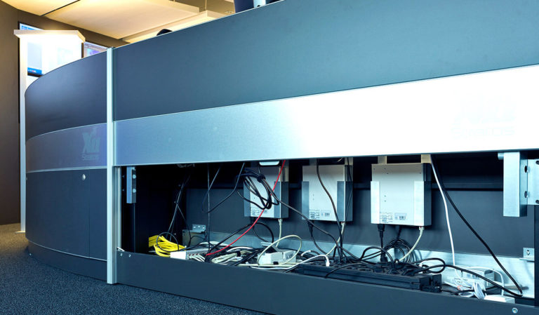 JST references - WPD Windmanager Bremen: control centre. Installation technology in the control centre desk