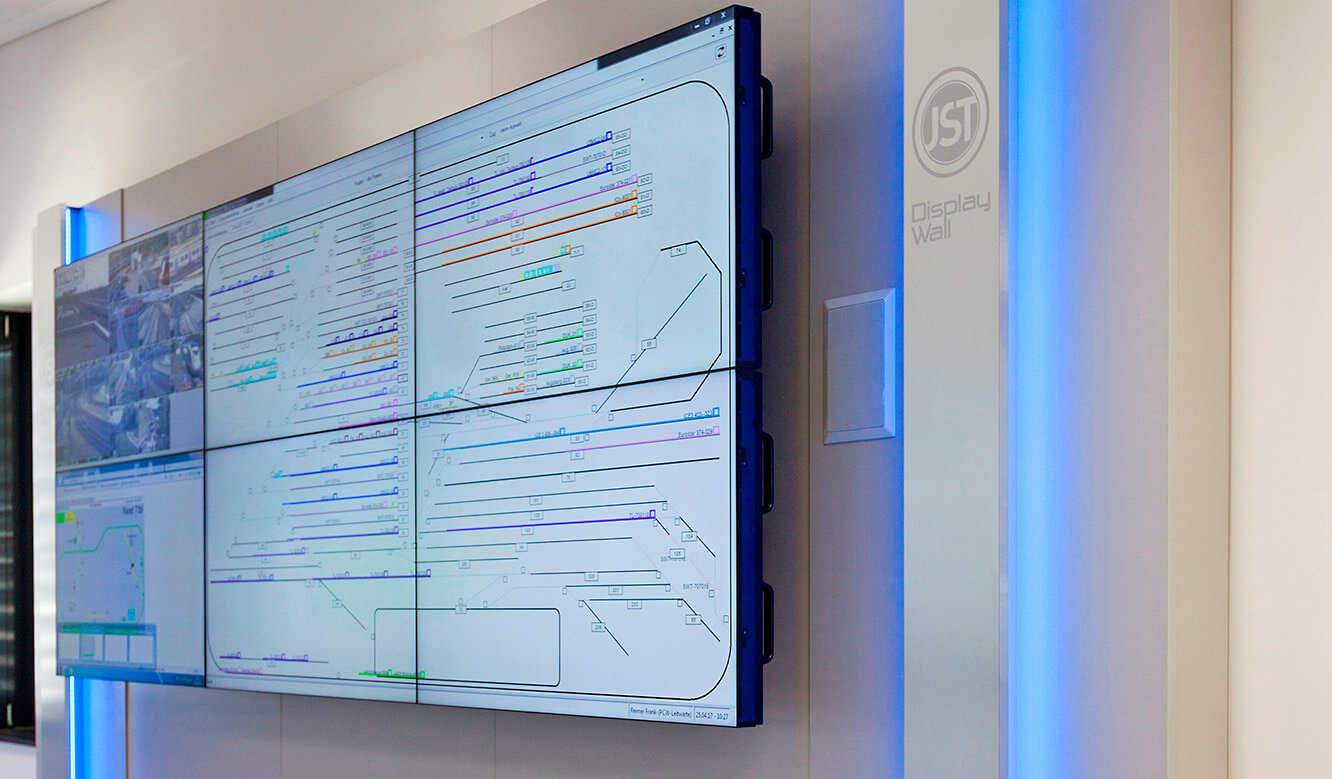 JST-Siemens Wegberg: DisplayWall in a modern look