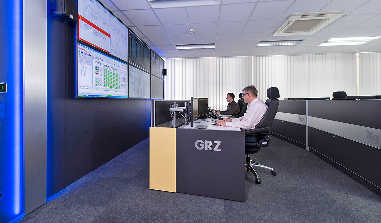 JST GRZ Linz Blue colour version for DisplayWall illumination