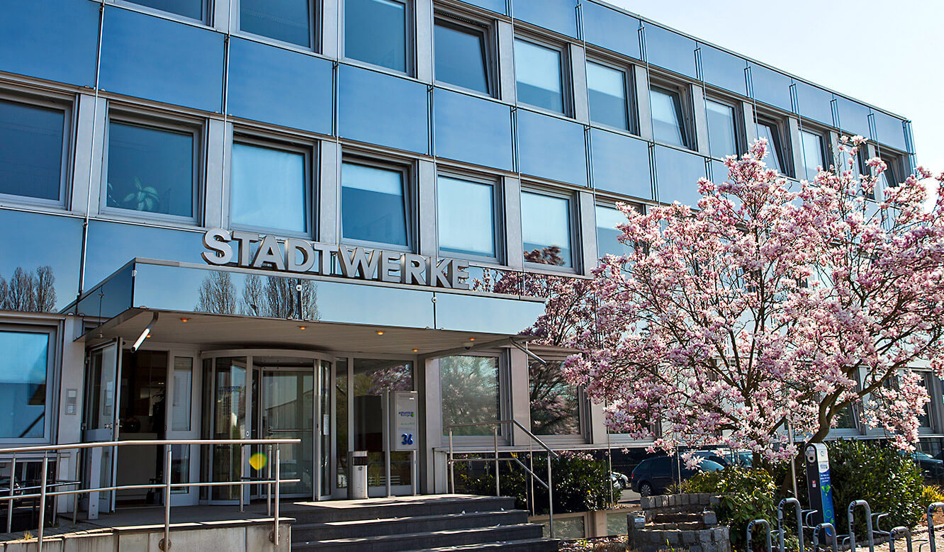 JST - Stadtwerke Ratingen: im Hauptgebäude befindet sich der modernisierte Leitstand