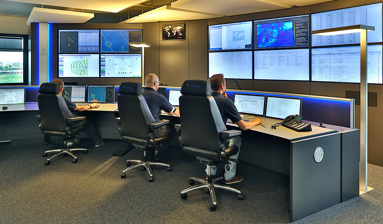 JST references - WPD Windmanager Bremen: control centre. Large display wall