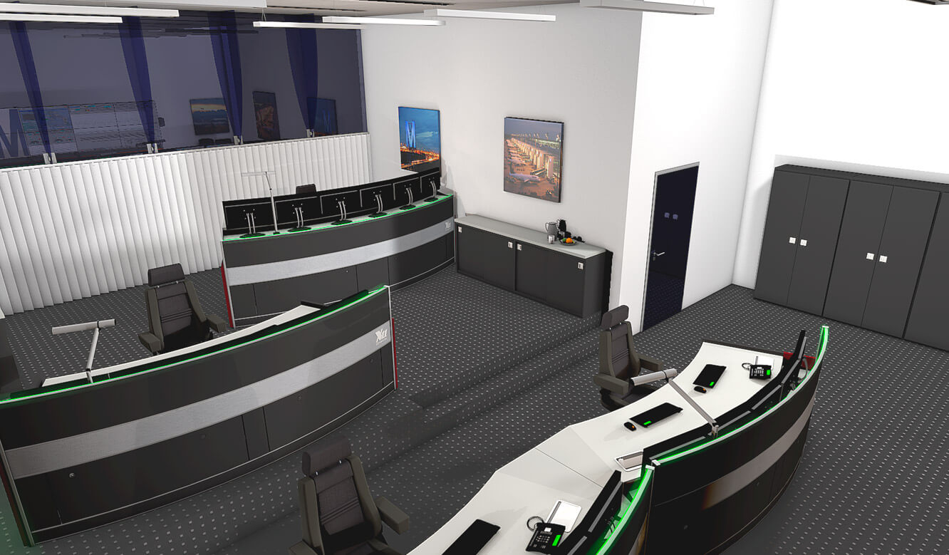 JST Airport Munich: 3D planning of the technical control centre