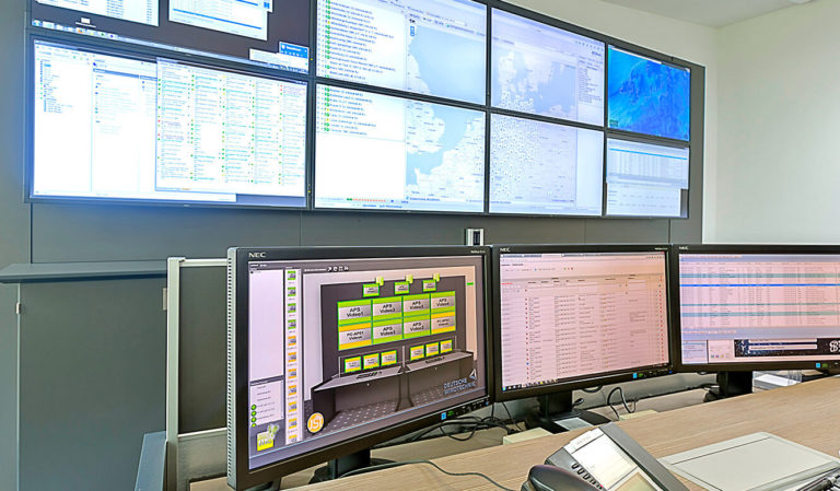 JST-Deutsche Windtechnik: Screen with myGUI software for controlling MultiConsoling