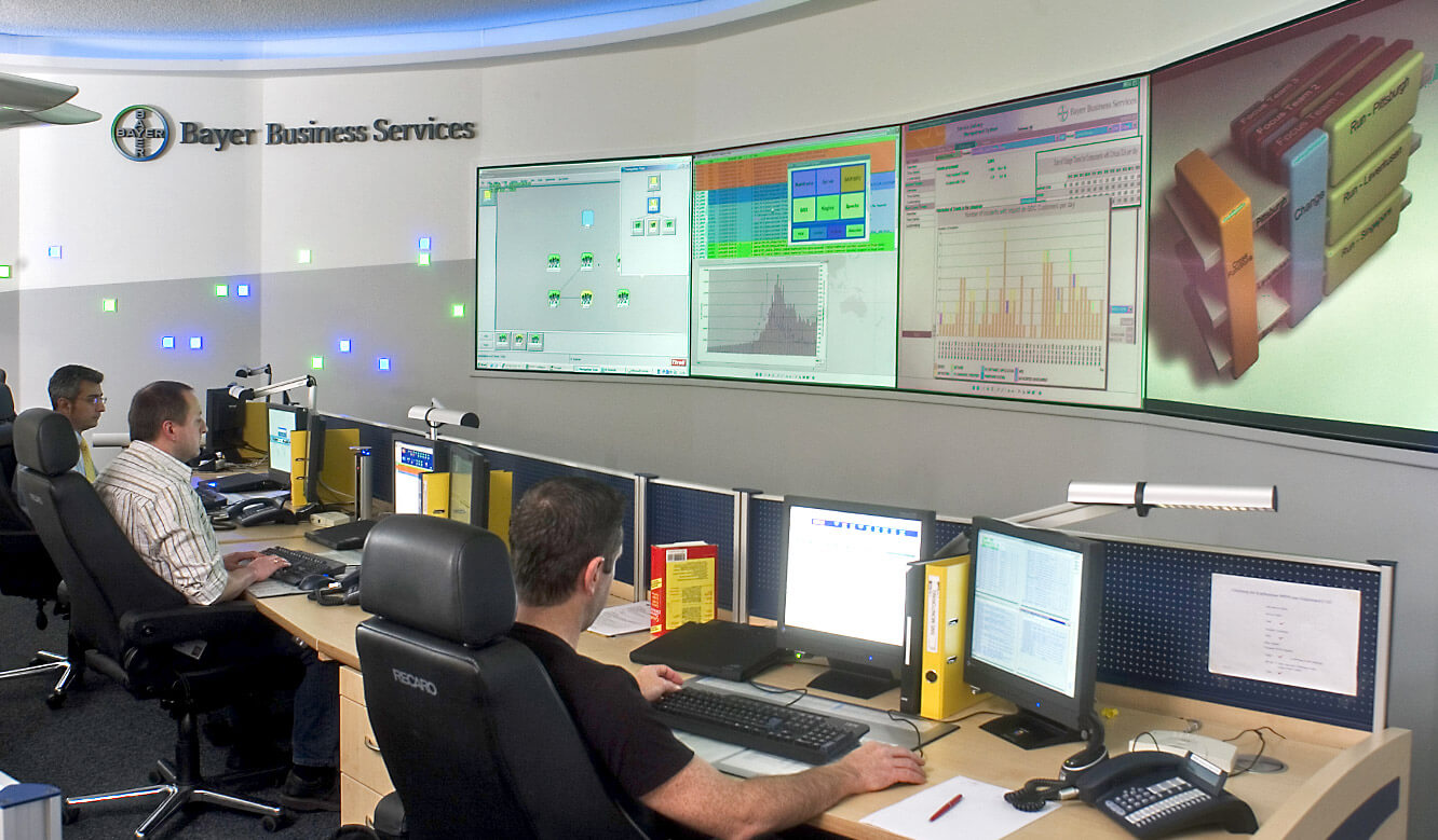 JST - Bayer Business Services - Globales Daten Center - control centre