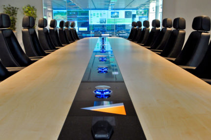 Fiducia Karlsruhe - System Control Center - Meeting table
