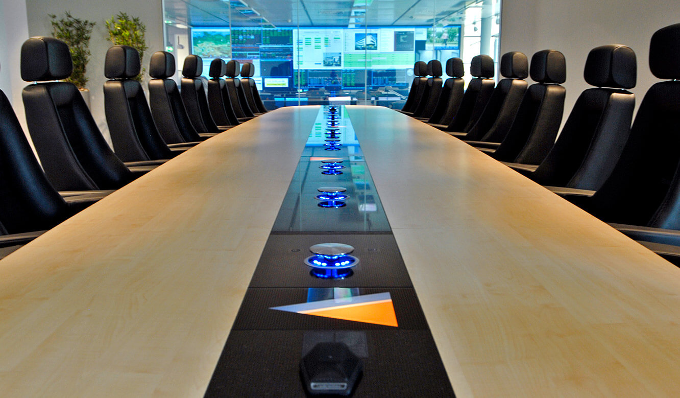 Fiducia Karlsruhe - System Control Center - Meeting table