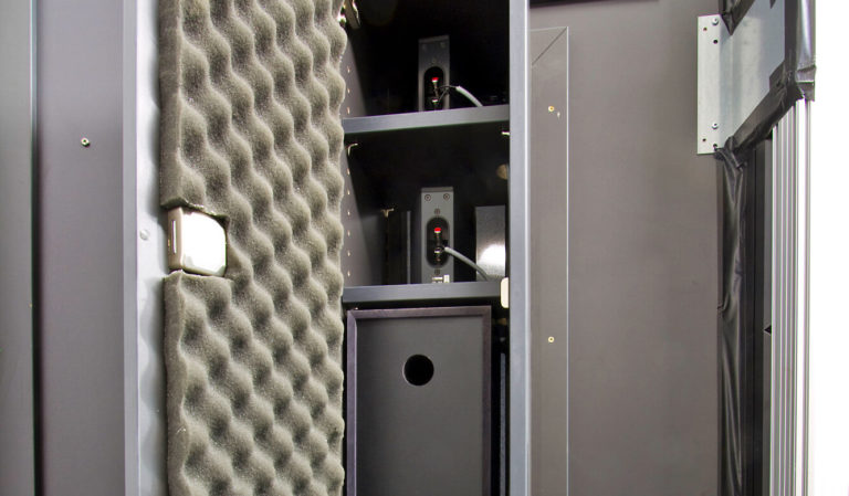 JST References - NWKG Wilhelmshaven - control centre. Large display wall speakers.