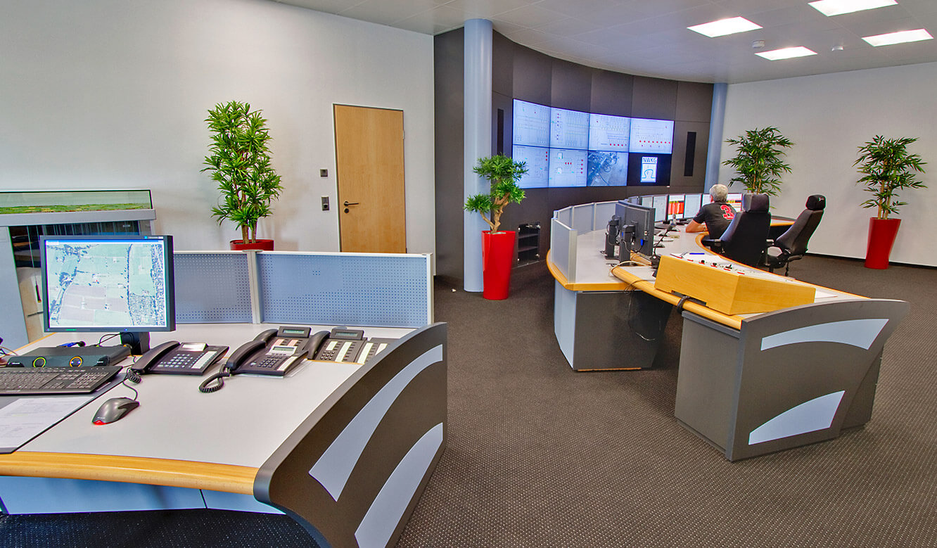 JST References - NWKG Wilhelmshaven - control centre. Modern furniture
