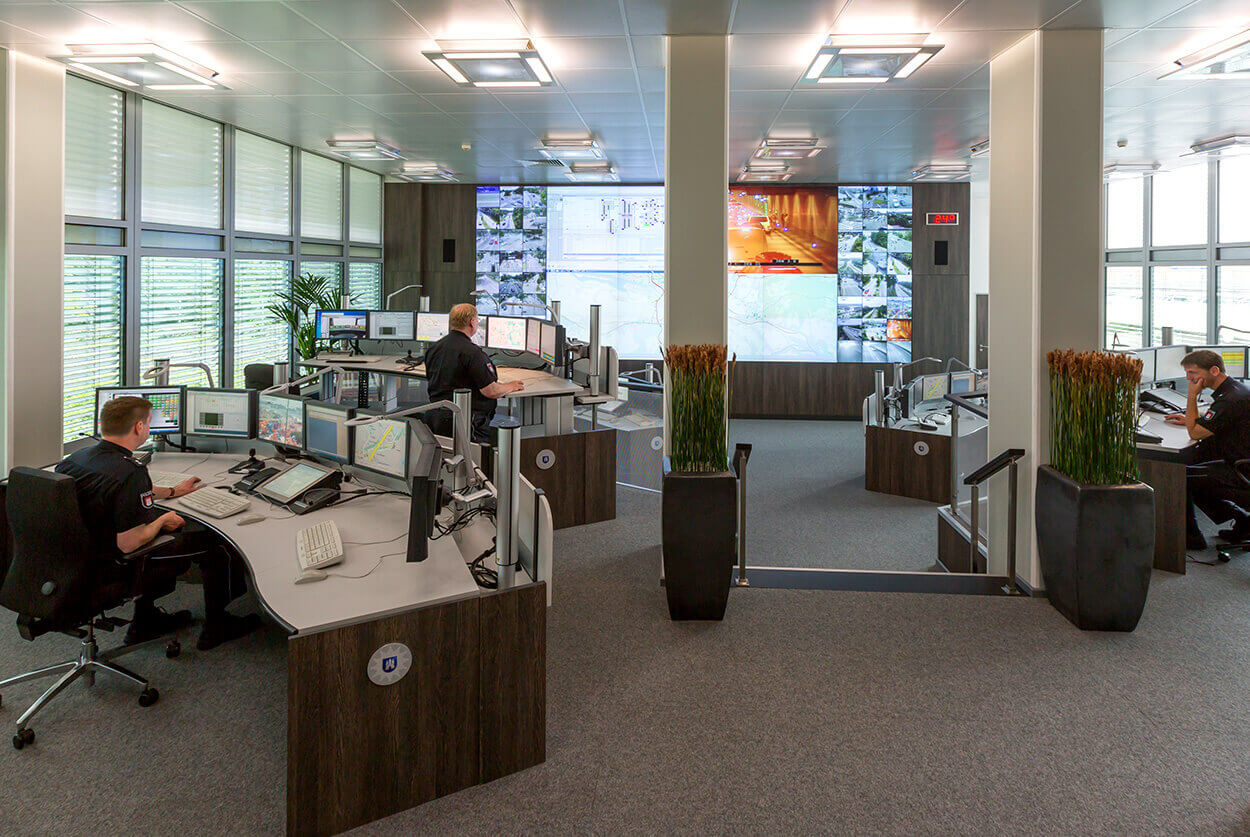 JST Police Hamburg - Traffic control centre after modernisation