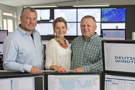 JST Referenzen - Deutsche Windtechnik - Projektleiter-Team zufrieden mit JST-Leistung