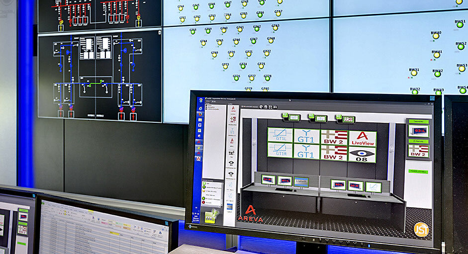Operation of myGUI® in the IT control room at ADWEN