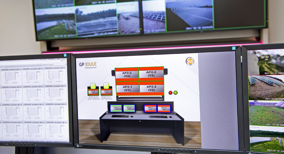 Operation of myGUI® in a control room at GP-Joule