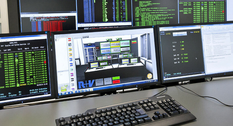 Operation of myGUI® in the IT control room at R+V