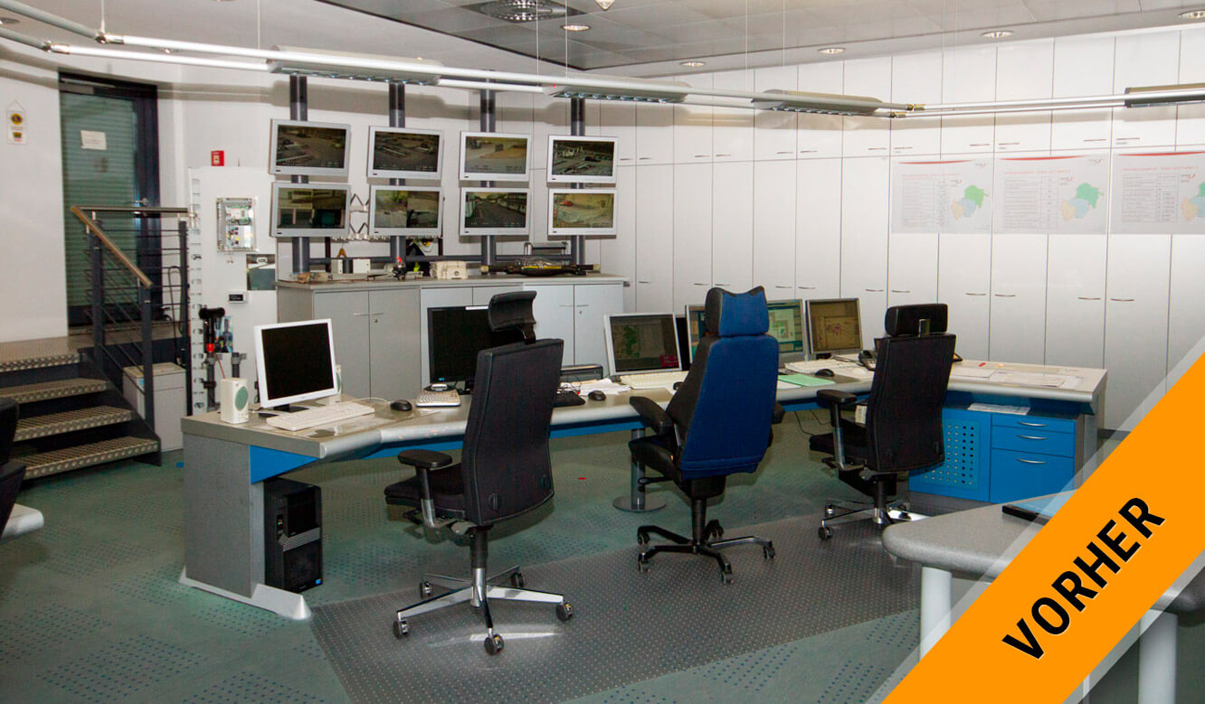 JST - ovag Netz GmbH - Network control center: before modernization