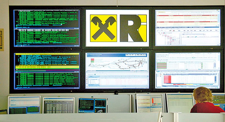 Kontrollraum-Remote im Einsatz bei der Raiffeisen-Informatik, Wien