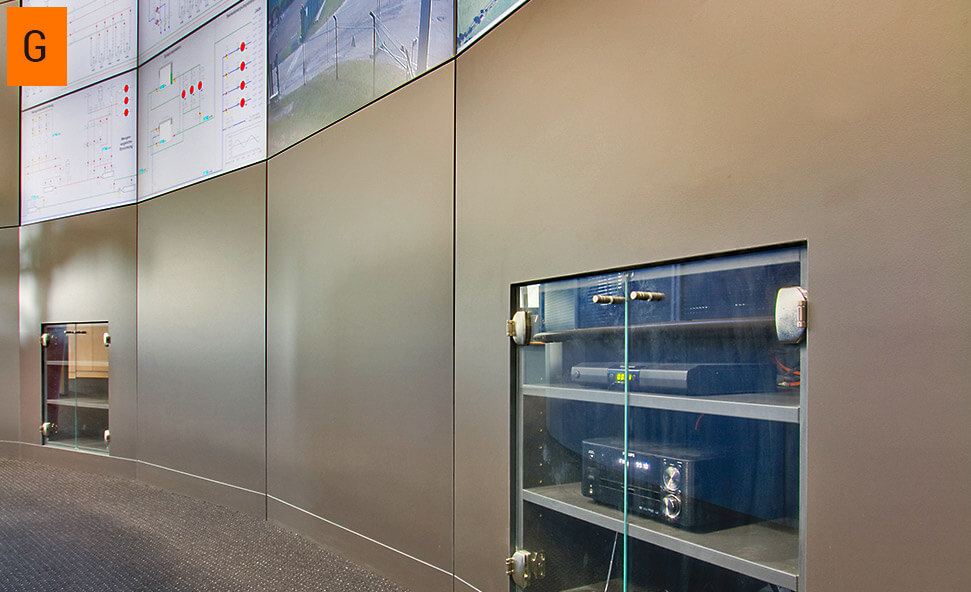 JST DisplayCover - Media cabinets with all-glass doors
