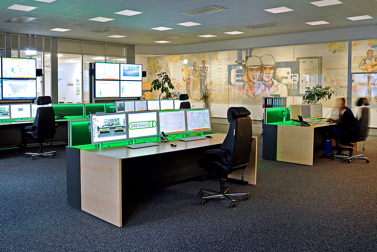 JST DREWAG: Control room after modernisation