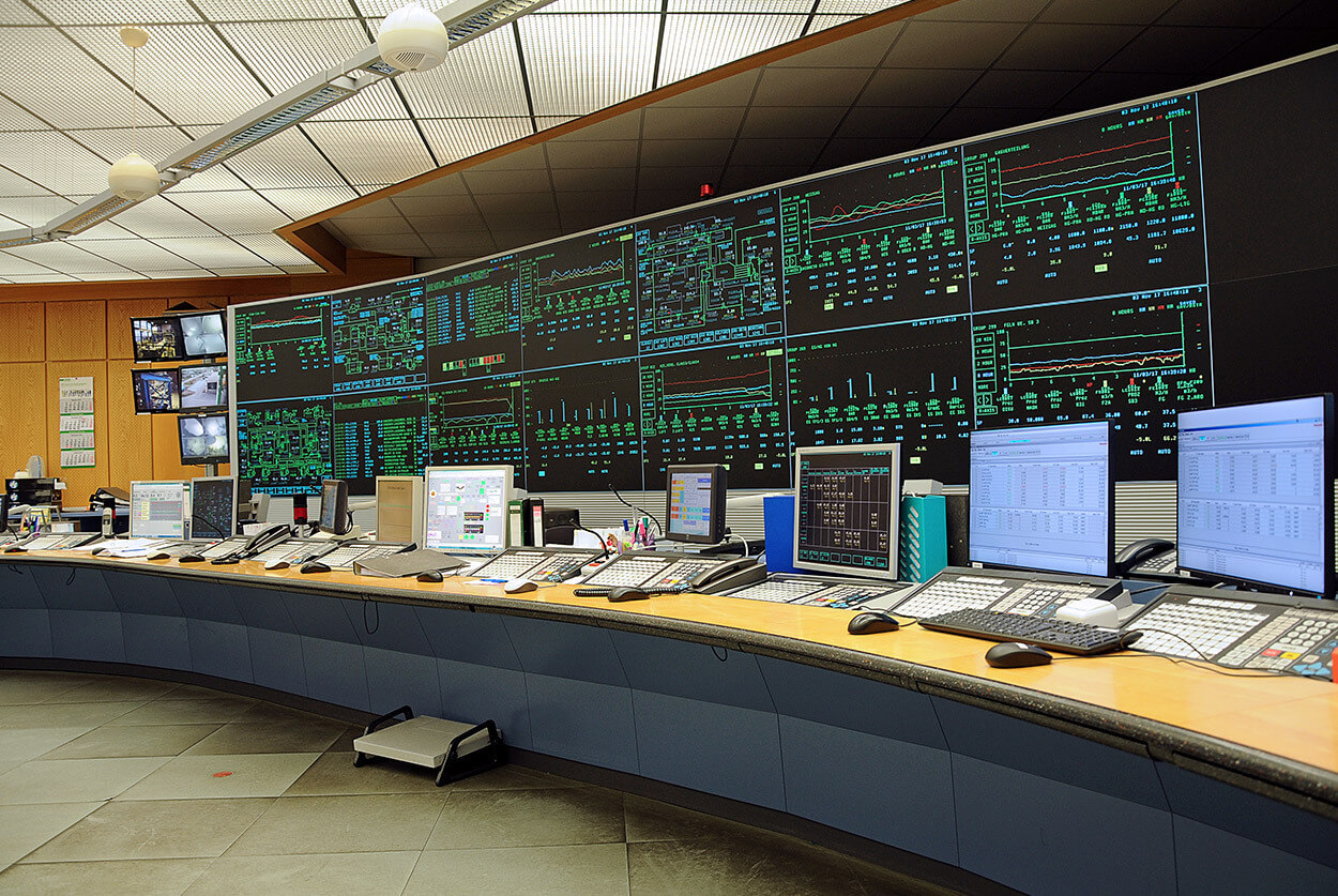 PCK control room before modernisation