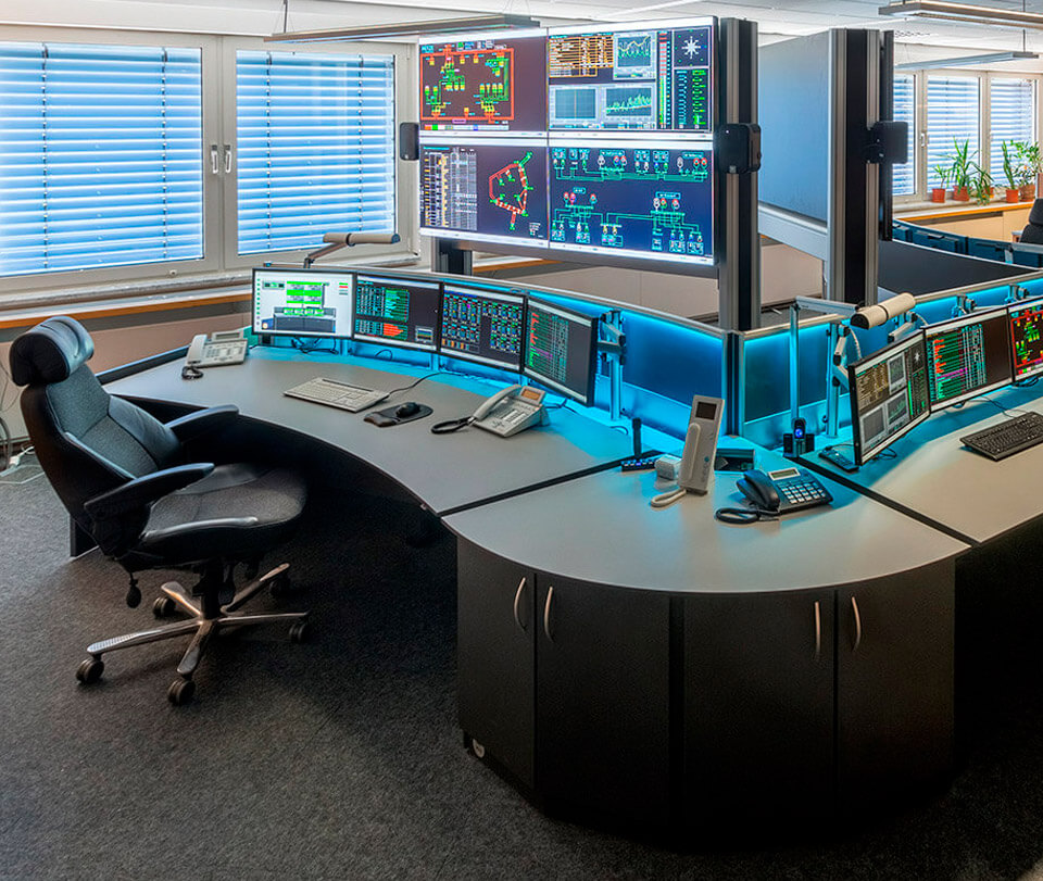 Netze Magdeburg - Modernised power supply control room