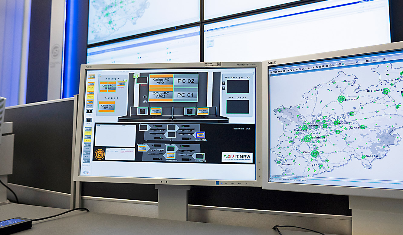 JST-IT.NRW: myGUI-Software zur Bedienung des Multiconsoling auf Arbeitsplatzdisplay