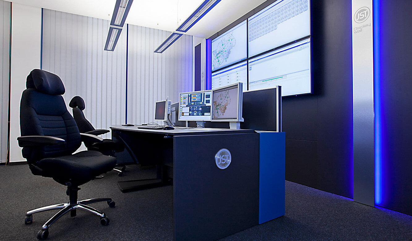 JST-IT.NRW: Glare-free light and alarm light in the control room