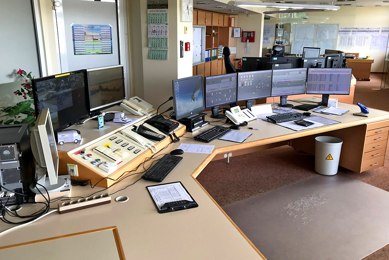 JST MVL Schwedt: Old control centre