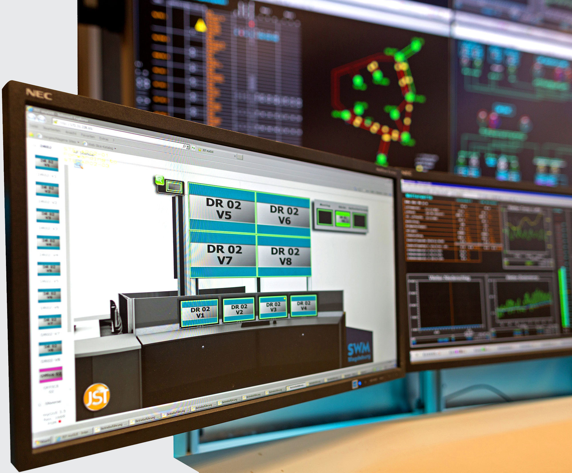 Supervise the control room with MultiConsoling® from JST Jungmann