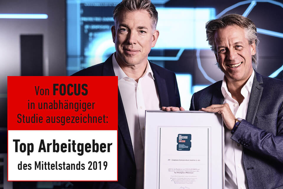 Auszeichnung für JST als Top-Arbeitgeber des Jahres