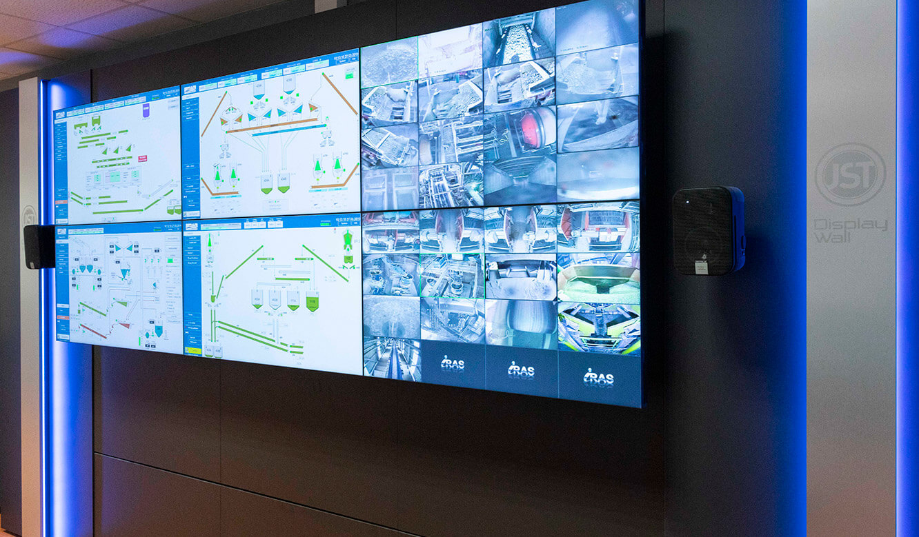 JST VA Erzberg: VideoWall for control rooms and control rooms