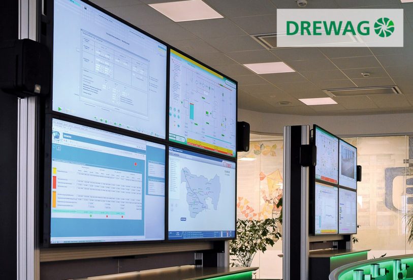 JST DREWAG: two DisplayWalls provide a perfect overview