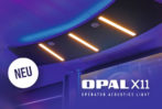 Akustisches Deckenpaneel „OPAL X11“ für Kontrollräume von JST