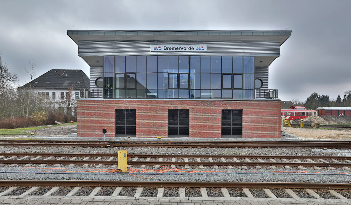 JST reference EVB operating control centre: Exterior view of the new control centre