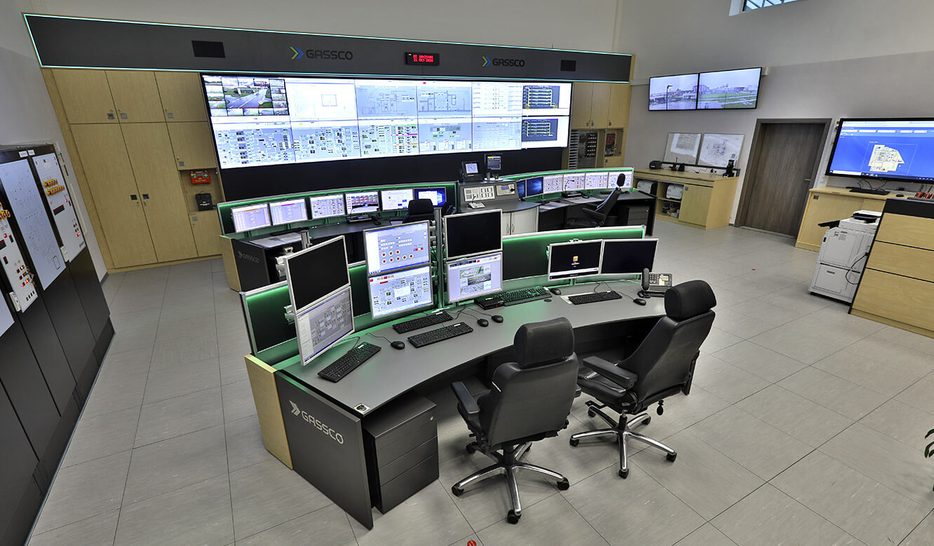 JST reference energy supplier Gassco Emden natural gas metering station - 3d planning for better visualisation