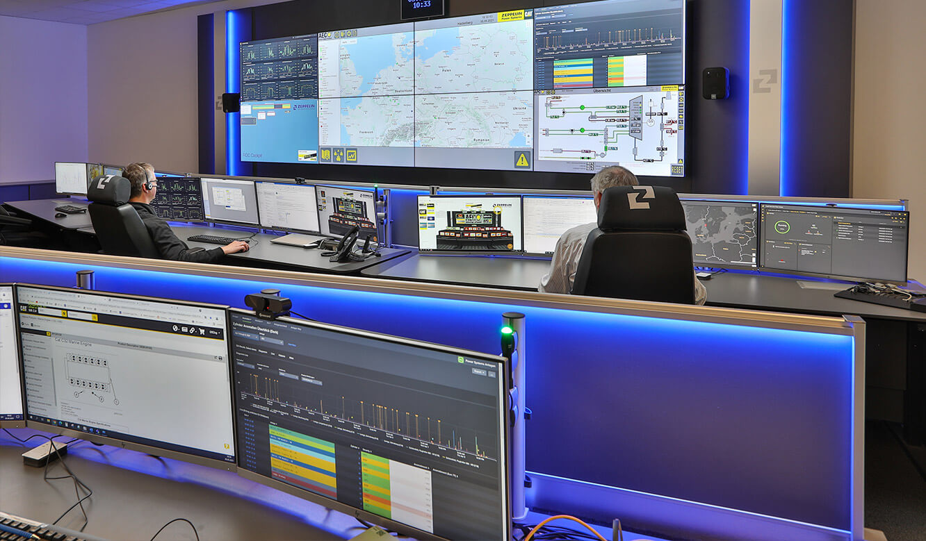 JST Referenz Zeppelin Power Systems Fleet Operations Center vereint Technik und Ergonomie