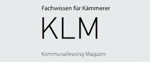 KLM Kommunalleasing Magazin - Logo