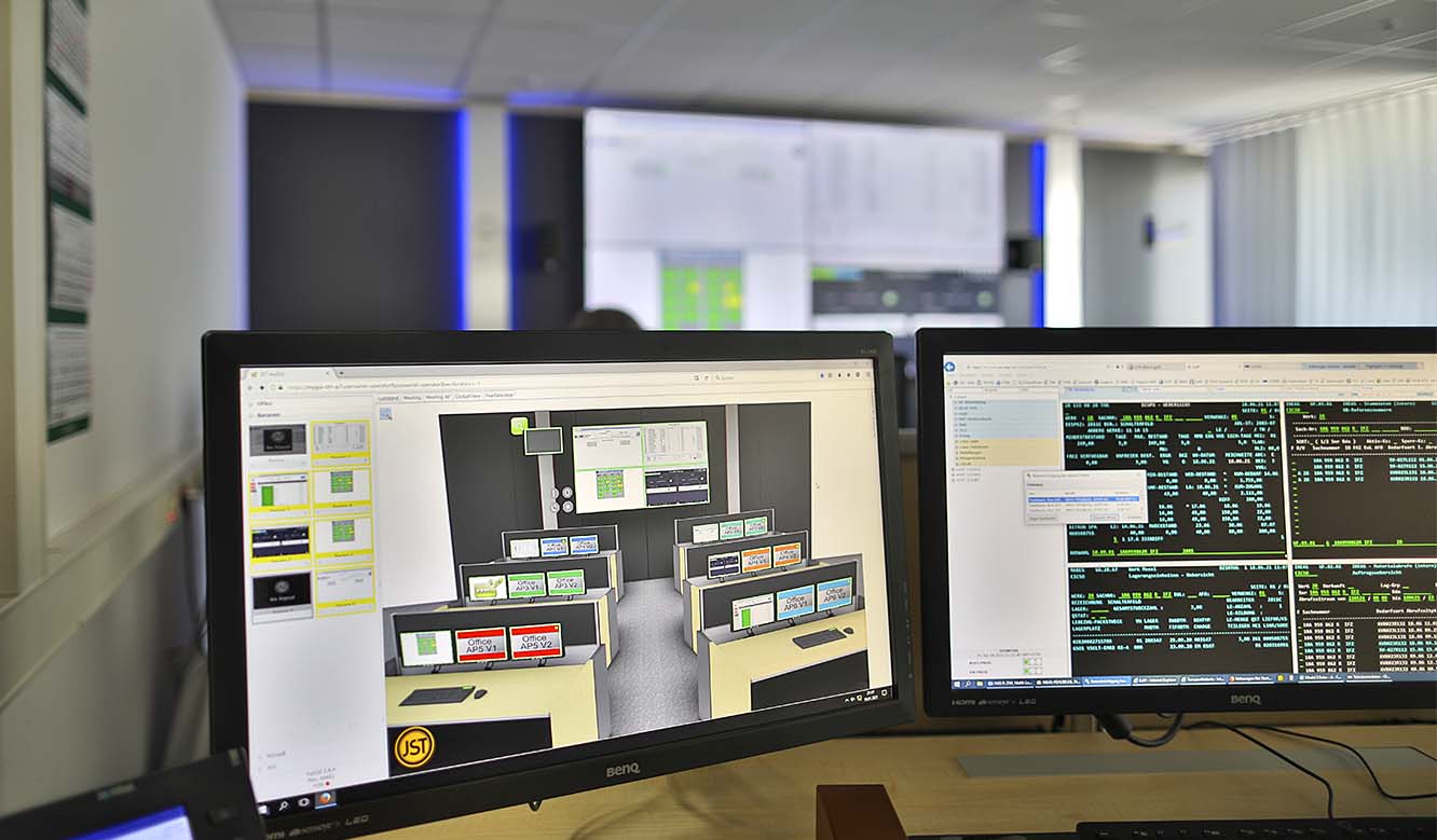 JST reference Volkswagen Sachsen - myGUI user interface for the control room control system