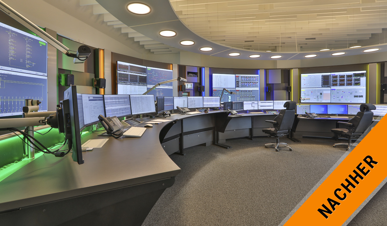 JST TraveNetz network control center modernization - control center after reconstruction