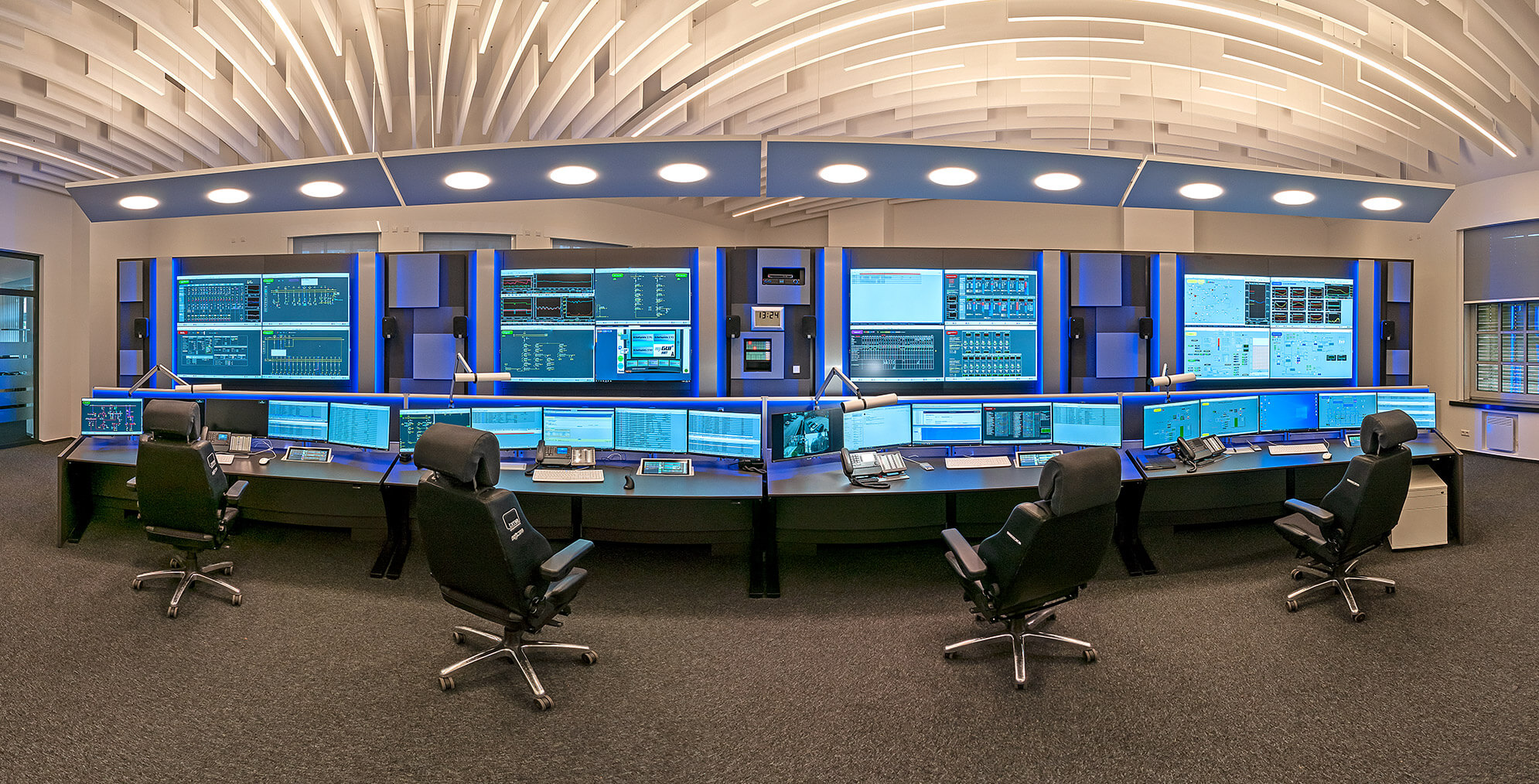 Virtual 360°-Tour in Multi-utility network control center TraveNetz in Lübeck