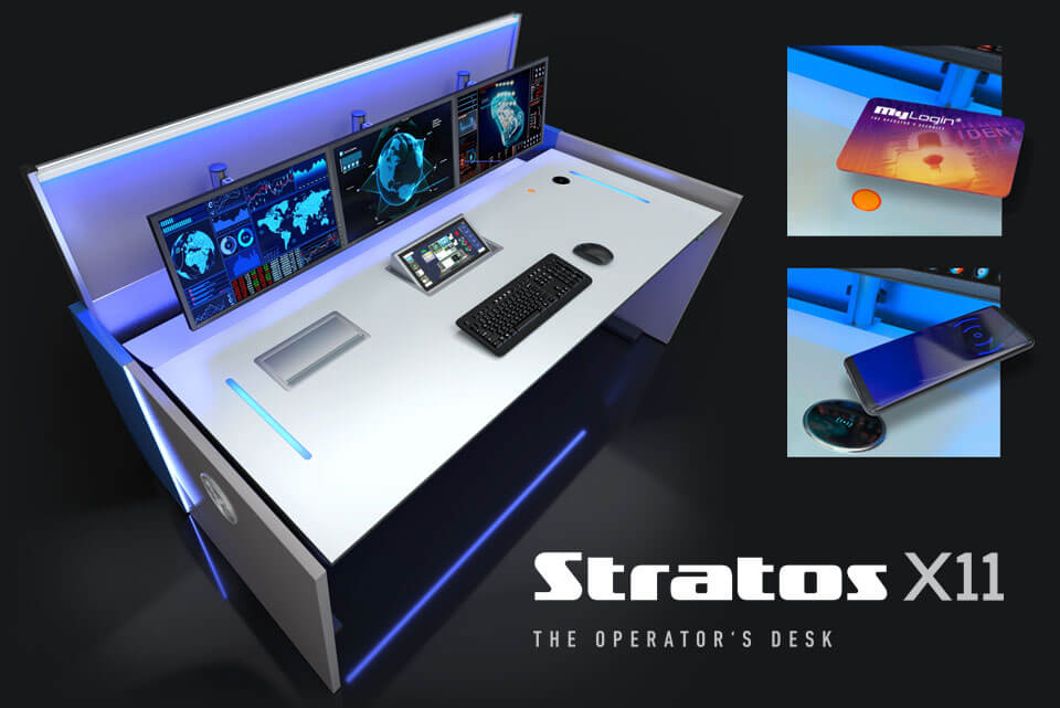 Stratos X11 Kontrollraum-Pult